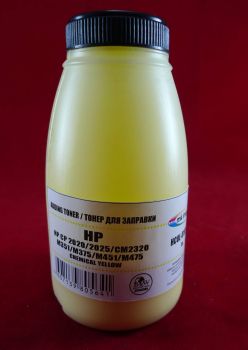 Тонер HP CC532A Yellow, химический (фл. 70г) Black&White Premium (Mitsubishi/MK IMAGING) фас.Россия