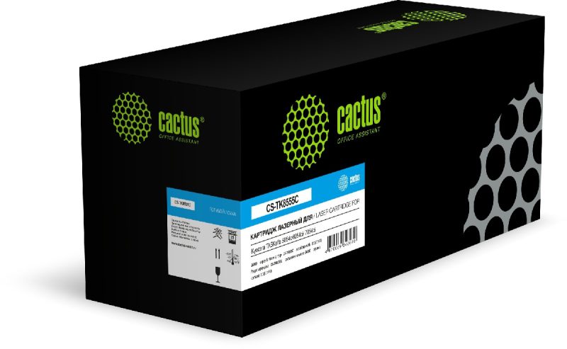 Картридж лазерный Cactus CS-TK8555C TK-8555C голубой (24000стр.)