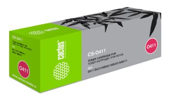 Картридж лазерный Cactus CS-O411 44574705 черный (3000стр.) для Oki B411/B431/MB461/MB471/MB491