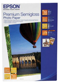 Фотобумага полуглянцевая односторонняя 10x15, 251г/м, 50 л (C13S041765) (Epson)