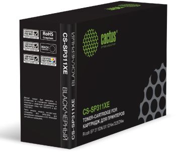 Картридж Ricoh Aficio SP311DN/311DNw/325DNw (Cactus) CS-SP311XE 821242 черный (6400стр.)