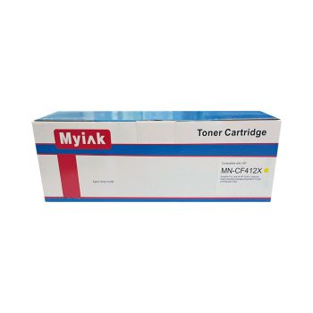 Картридж для HP Color LJ M452/M477 CF 412X (410X) желтый (5K) MyInk