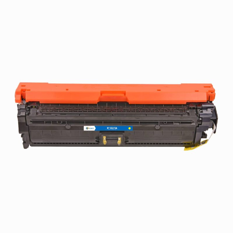 Картридж G&G, аналог HP CE272A/650A желтый 15k с чипом