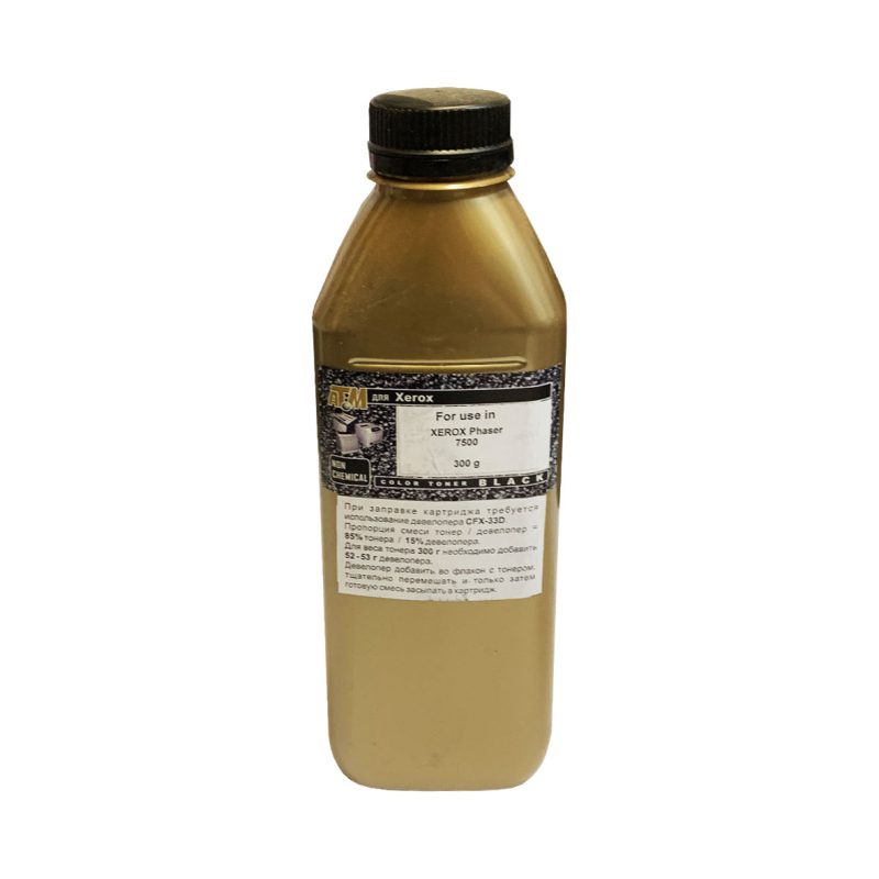 Тонер для XEROX Phaser 7500 (фл,300,черный ,NonChem) Gold ATM