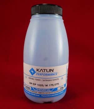 Тонер для картриджей CE311A Cyan, химический (фл. 25г) (Katun) фас.Россия