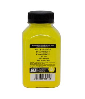 Тонер HP CLJ CP2025/Pro 300 M351/Pro 400 M451 (Hi-Black) Тип 1.0, Y, 80 г, банка