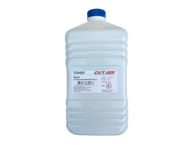 Тонер RICOH MPC2003/2503/3003/5503 (Japan) HT8-C (CPT) Cyan, 500г/бут, (унив.), CET8524C500