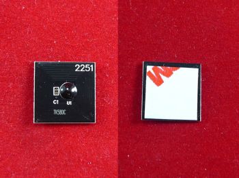 Чип для Kyocera FS-C5150dn, P6021cdn (TK-580C) Cyan, 2.8K (ELP Imaging)