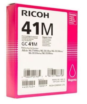 Картридж Ricoh гелевый GC 41M пурпурный повыш. емк. (O) 2200 отп., 405763