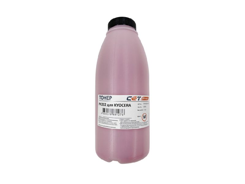 Тонер KYOCERA FS-2126MFP/2626MFP/C8525MFP (Japan) PK202, Magenta, 100г/бут, OSP0202M-100 (CET)