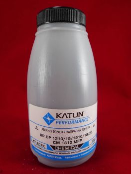 Тонер для картриджей CB540A/CE320A/CF210A/CF210X Black, химический (фл. 55г) Katun фас.Россия