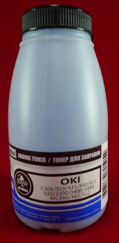 Тонер OKI OPR-801C-50 Cyan (фл. 50г) Black&White Premium (Tomoegawa) фас.Россия