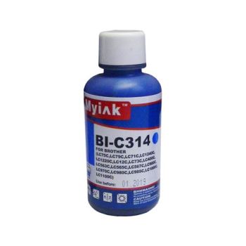 Чернила для Brother LC1240С (100мл,cyan, Dye) BI-C314 Gloria MyInk
