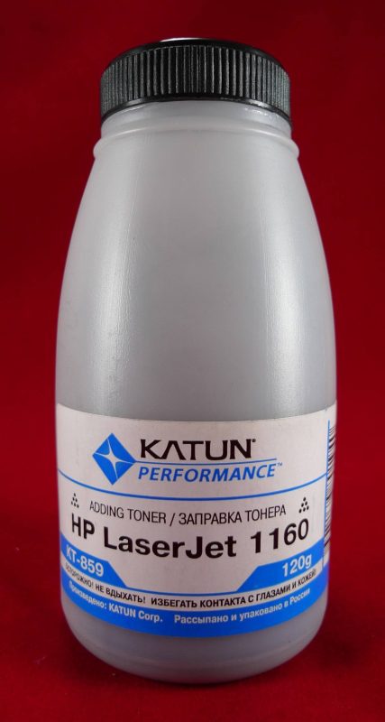 Тонер для картриджей Q5949A, CRG-708 (фл. 120г) (Katun) фас.Россия