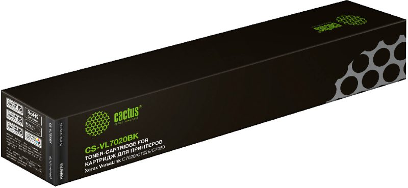 Картридж лазерный Cactus CS-VL7020BK 106R03745 черный (23600стр.)