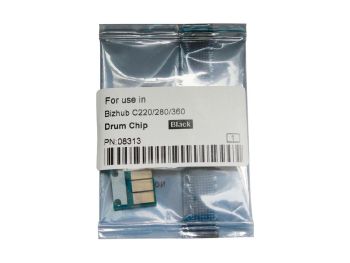 Чип KONICA MINOLTA Bizhub C220/C280/C360 (CET) Black, (WW), 120K, CET8313, драм-юнит