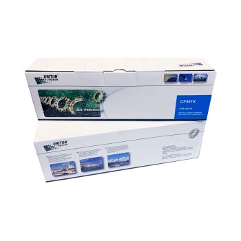 Картридж HP Color LJ M252/M277 CF401X (201X) синий (2,3K) UNITON Premium GREEN LINE (Eco Protected)
