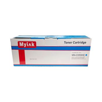 Картридж для CANON LBP-663/664/MF746/742/744 Cartridge 055H синий (5,9K, псевдоЧИП ) MyInk