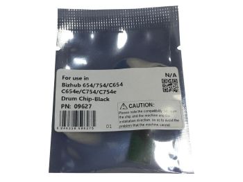 Чип KONICA MINOLTA Bizhub 654/754/C654/C654e/C754/C754e (CET) Black, CET9627, драм-юнит