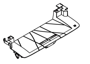 Крышка картриджа в сборе с выходным лотком HP RM2-2515 (O) OEM