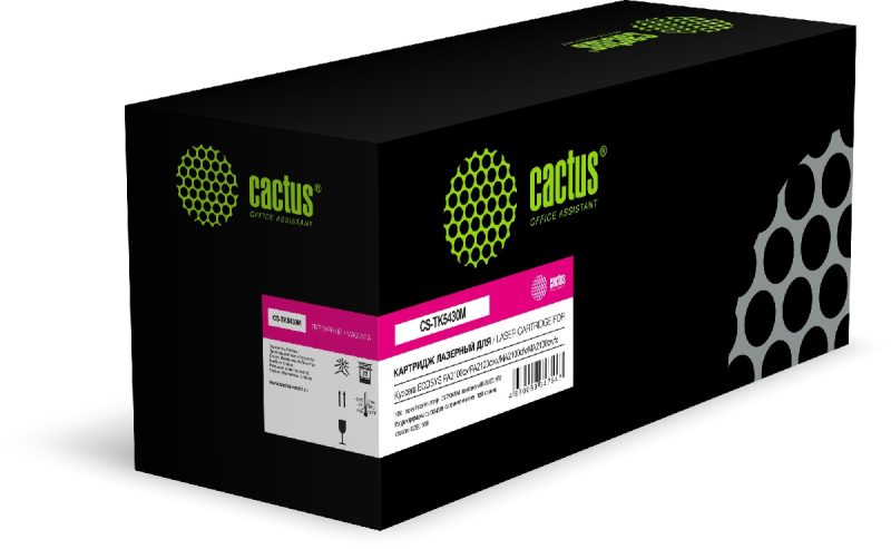 Картридж лазерный Cactus CS-TK5430M TK-5430M пурпурный (1250стр.)