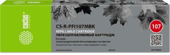 Картридж Canon (ПЗК) Cactus CS-R-PFI107MBK черный матовый
