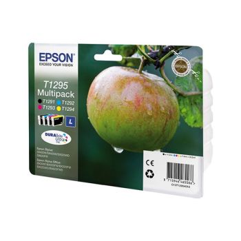 Картридж Epson Stylus SX230/235W/SX420W/SX425W, C13T12954012 (O) (комплект 4шт), BK,C,M,Y