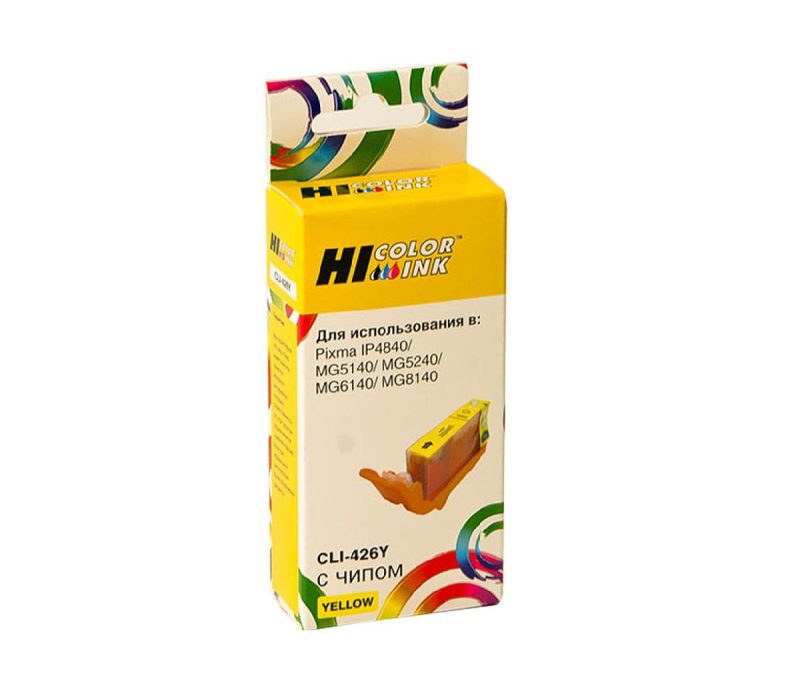Картридж Canon PIXMA MG5140/5240/6140/8140 (Hi-Black) CLI-426Y, Y