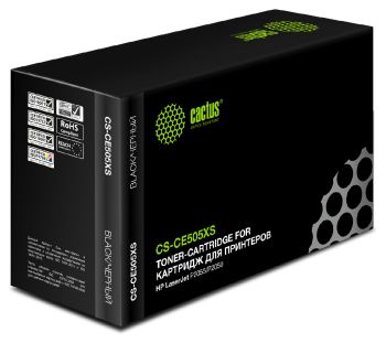 Картридж лазерный Cactus CS-CE505XS CE505X черный (6500стр.)