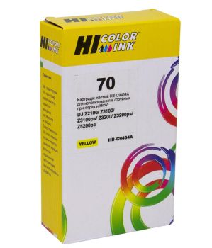 Картридж HP Designjet Z2100/Z3100 (Hi-Black) №70, C9454A, Y