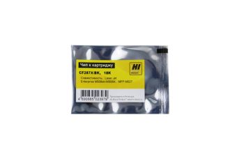 Чип HP LJ Enterprise M506/M527/M501 (CF287X) (Hi-Black) OEM size, Bk, 18K