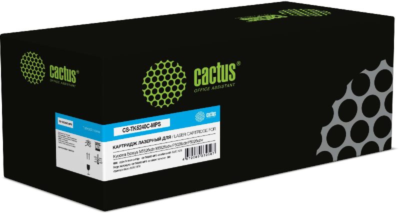 Картридж лазерный Cactus CS-TK5240C-MPS TK-5240C голубой (6000стр.)