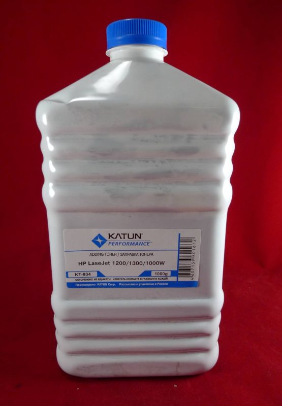 Тонер Katun KT-804 (кан. 1кг) фас.Россия