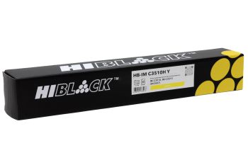 Тонер-картридж Hi-Black (HB-IMC3510H Y) для Ricoh IM C3010 / IM C3510, Y, 28K