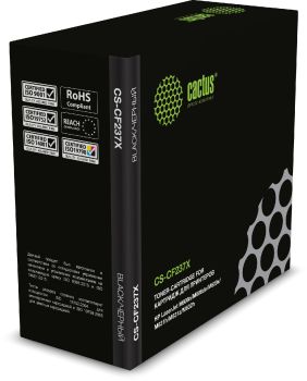 Картридж HP LJ M608n/M608dn/M609x/M631h/M631z/M632h Cactus CS-CF237X CF237X черный (25000стр.)