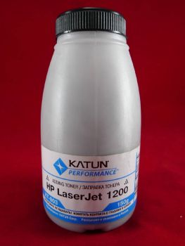 Тонер для картриджей Q2613A/Q2624A/C7115A, EP-26/EP-27 (фл. 150г) (Katun) фас.Россия