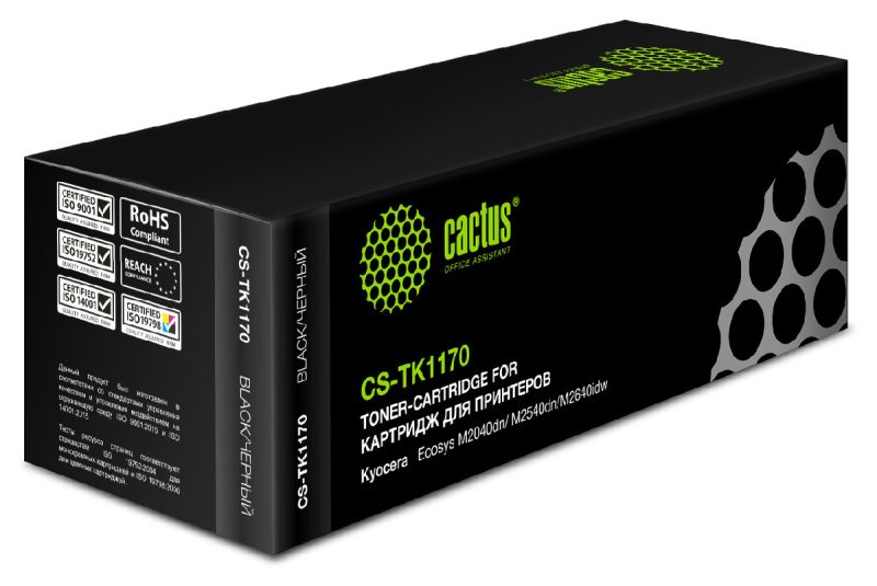 Картридж лазерный Cactus CS-TK1170 (TK-1170) 7200стр., Black