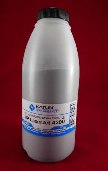 Тонер для картриджей Q1338A,Q5942A,Q7516A,CZ192A,CE255X,CRG-724H (фл. 500г) (Katun) фас.Россия