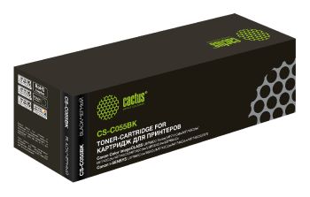 Картридж лазерный Cactus CS-C055BK 055 BK черный (2300стр.)