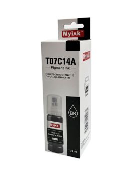 Чернила для EPSON EcoTank, KeyLock(115) (T07C14A) (70мл, black, Pigment) MyInk