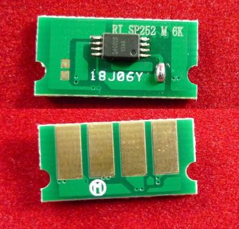 Чип Ricoh SP C252Dn/C252Sf/C262Dnw/C262Sf (SPC252HE) Magenta, 6K (ELP Imaging)