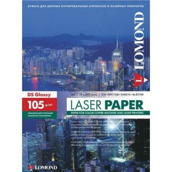 БУМАГА ДЛЯ ЛАЗ.ПЕЧАТИ LOMOND 105/А4/250л.ГЛ.ДВУХ. 0310641