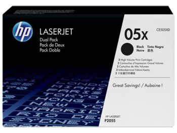 Картридж HP LJ P2055d/dn (O) (CE505XD) черный Двойная упаковка 2*6.5k