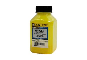 Тонер HP CLJ Pro CP1025/Pro 100 M175 (Content) Тип 1.2, Y, 30 г, банка