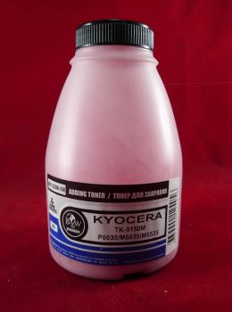 Тонер для Kyocera TK-5150M, P6035/M6035/M6535 Magenta (фл. 140г) Black&White Premium