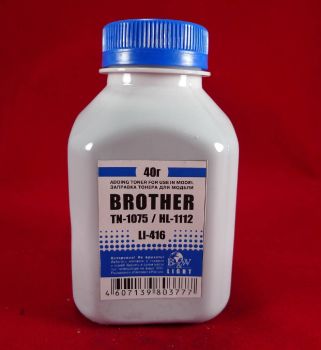 Тонер Brother TN 1075 (фл. 40г) Black&White Light фас.Россия