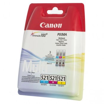 Картридж Canon PIXMA iP3600/iP4600/MP540 (O) CLI-521CMY / 2934B007 комплект