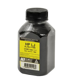 Тонер HP LJ 5L/6L/1100/3100 AX (Hi-Black) тип 1.1, 140г, банка