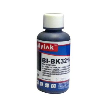 Чернила для Brother LC1240BK (100мл,black, Dye) BI-BK321-B Gloria MyInk