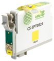 Картридж струйный Cactus CS-EPT0824 T0824 желтый (13.8мл)